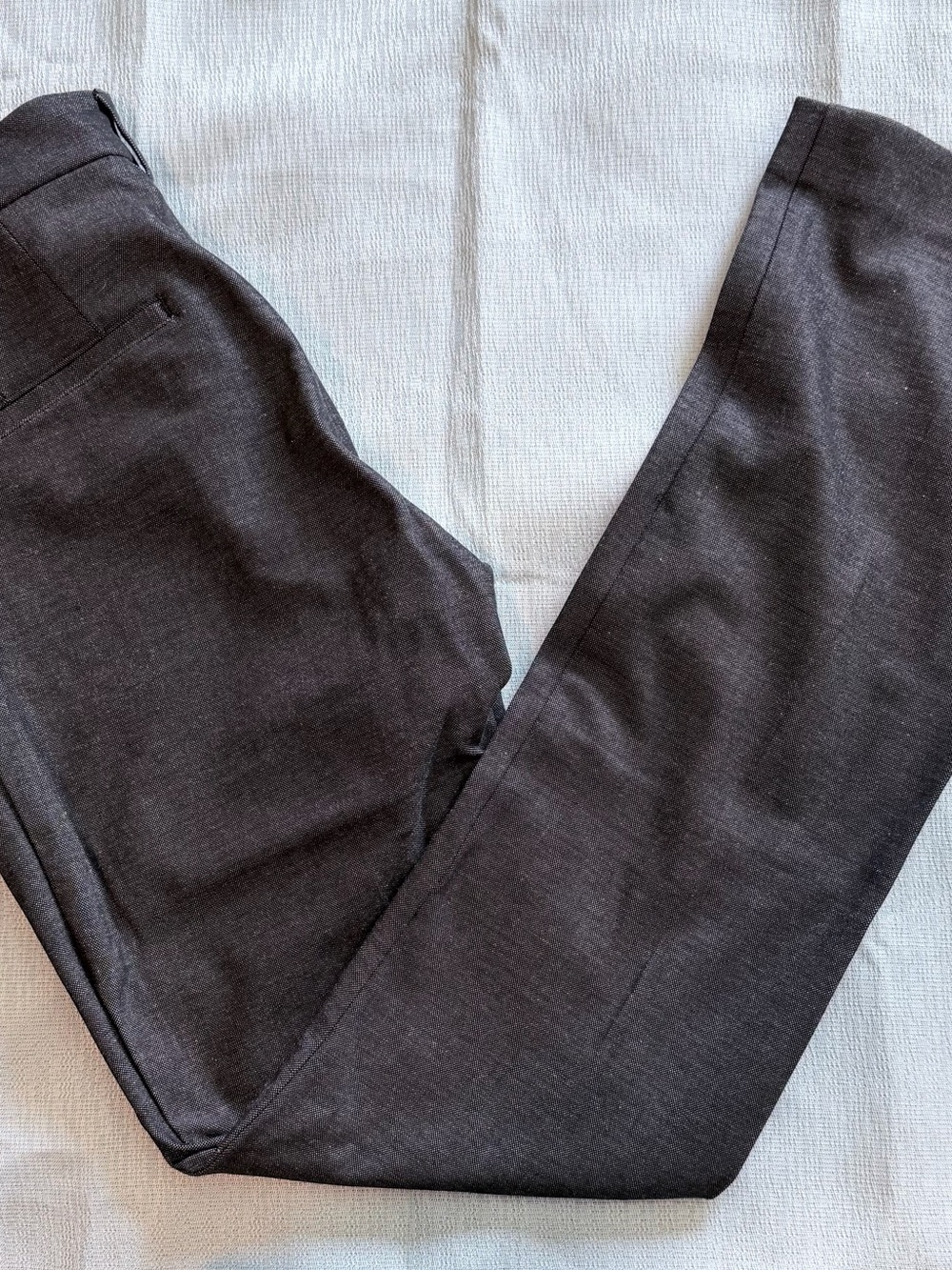 Express Luxe Comfort Columnist Pants - Charcoal Gray